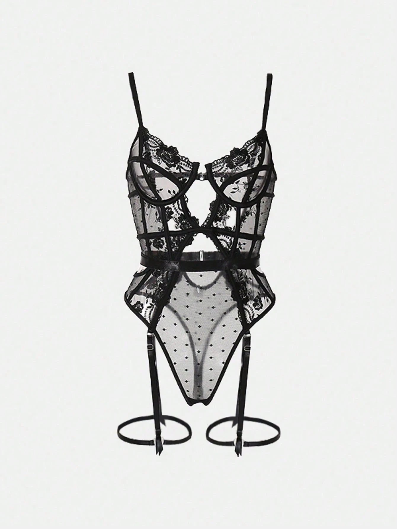 Lingerie de mariée brodée