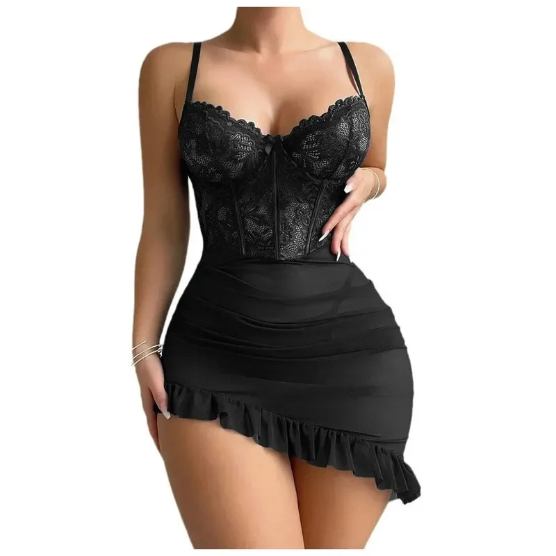 Lingerie transparente féerique