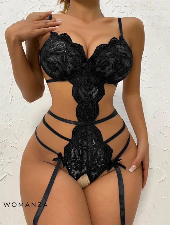 Body en dentelle sans coutures